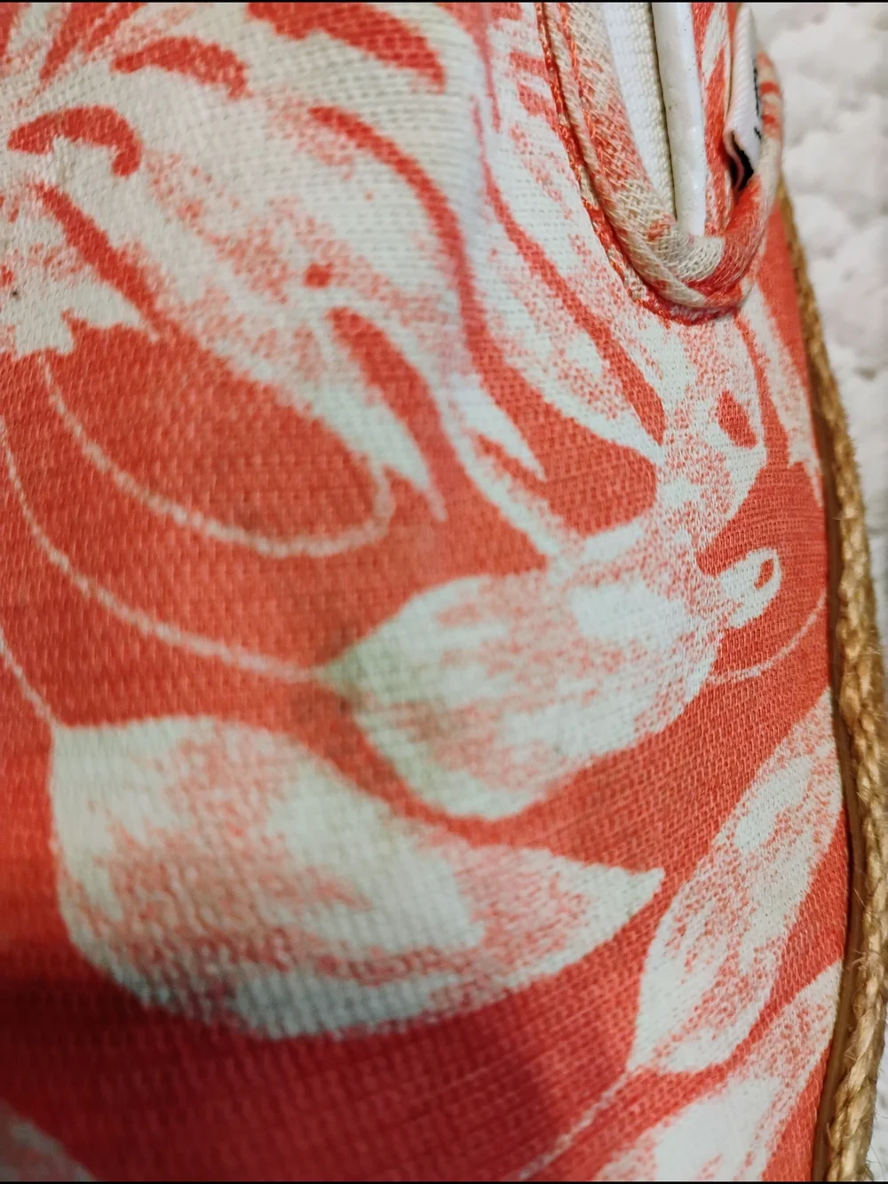 Vans Coral Tropical Floral Slip-On Espadrilles Sneakers Women's Size 10
